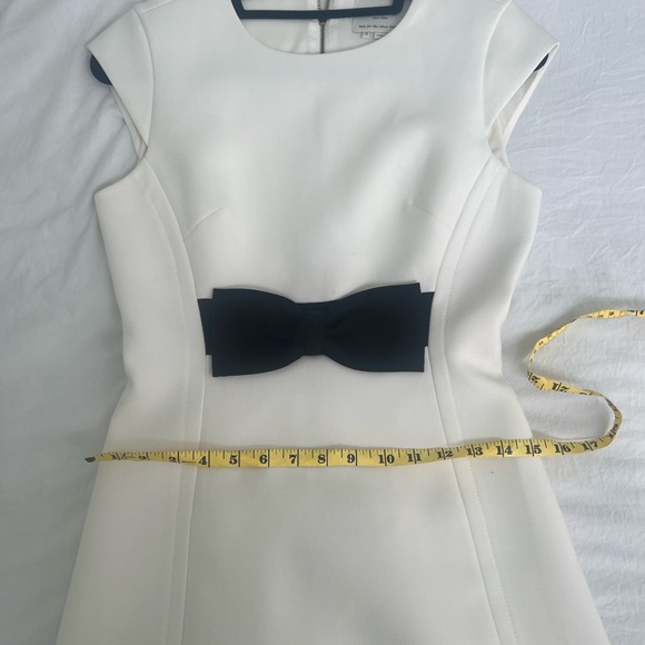 Kate Spade White Dress with Black Bow - Picture 14 of 14
